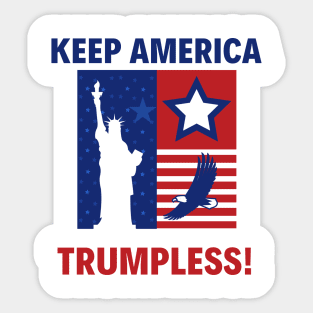 Keep America Trumpless Sticker